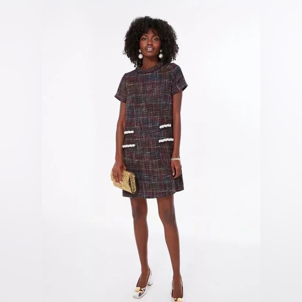 NWT Tuckernuck x Cameran Eubanks Wimberly Gemstone Tweed Jacqueline Dress Size M